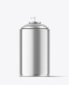 Metallic Air Freshener Spray Can Mockup