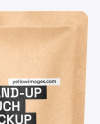 Kraft Stand-Up Pouch Mockup