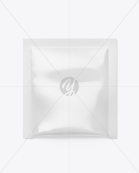 Glossy Sachet Mockup