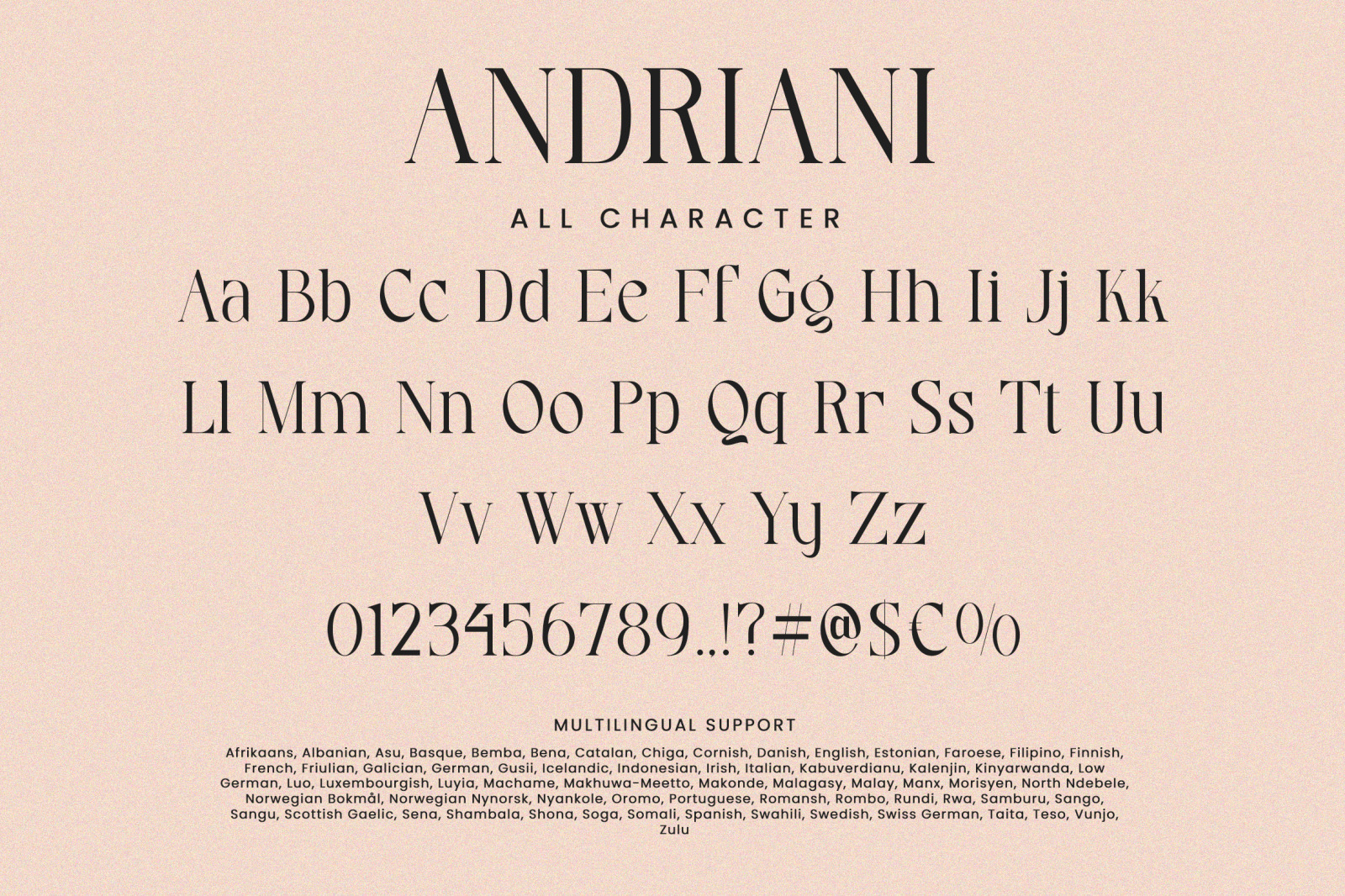 Andriani Font Andriani Font