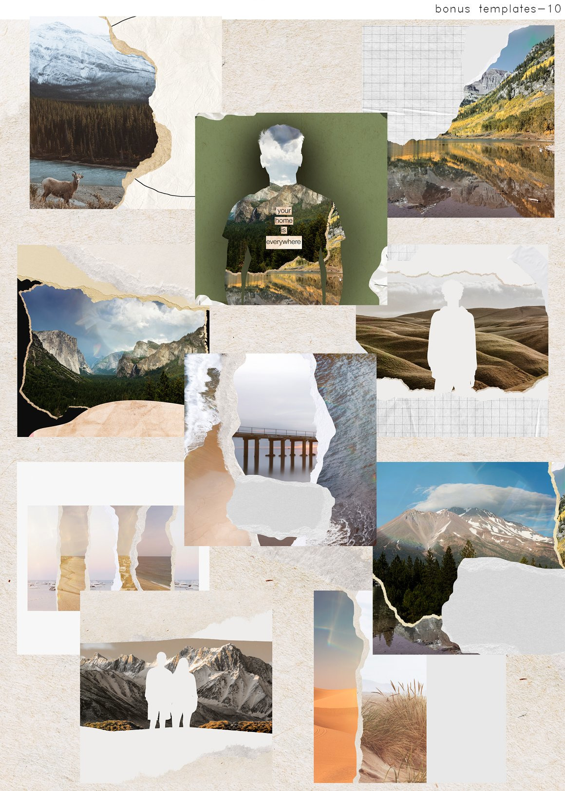 NATURE’S SYMPHONY collage NATURE’S SYMPHONY collage