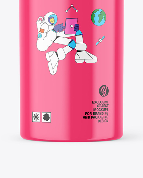 Glossy Sport Bottle Mockup Glossy Sport Bottle Mockup