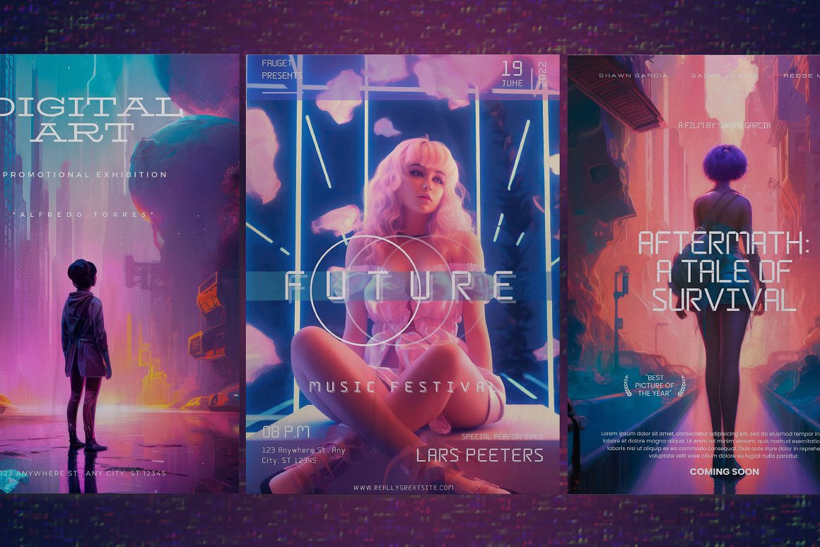 LO-FI Aesthetic. Poster Collection LO-FI Aesthetic. Poster Collection