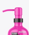 Glossy Pump Bottle Mockup