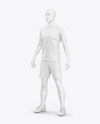 Soccer Kit w/ Mannequin Mockup - Half Side View