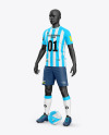 Soccer Kit w/ Mannequin Mockup - Half Side View