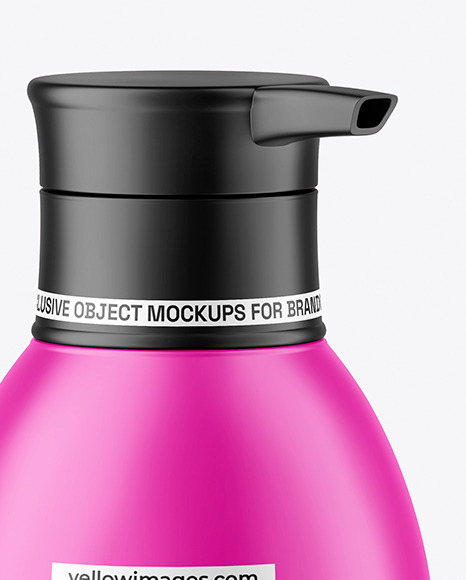 Matte Cosmetic Bottle Mockup