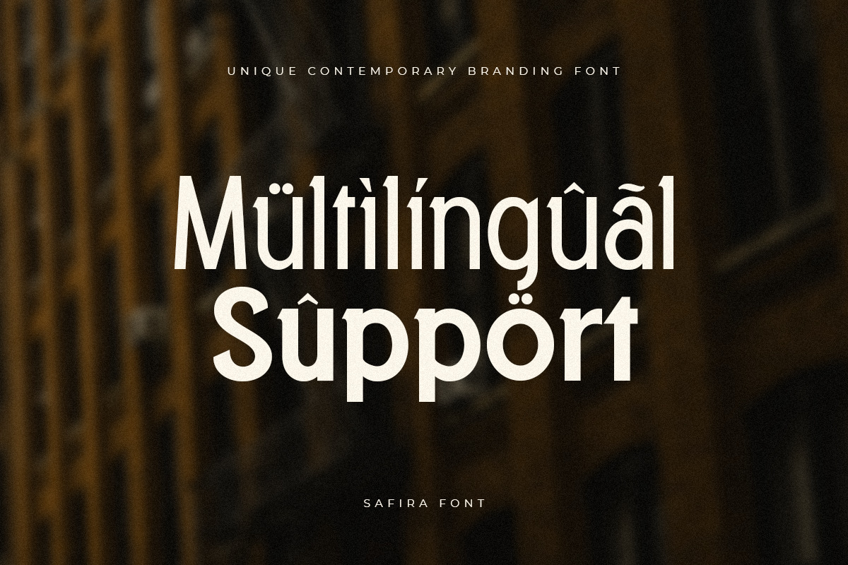 Sarifa - Unique Contemporary Branding Font Sarifa - Unique Contemporary Branding Font