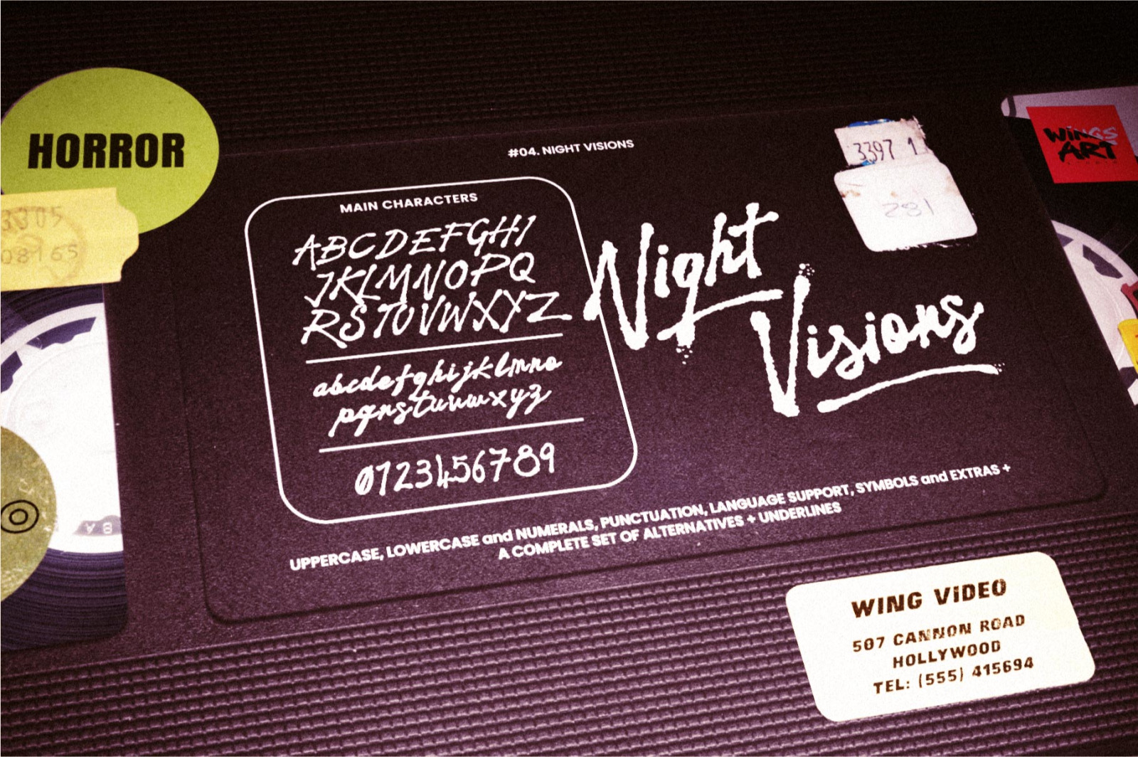 The VHS Horror Font Bundle The VHS Horror Font Bundle