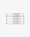 Glossy Cosmetic Jar Mockup