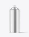 Metallic Spray Paint Can Mockup