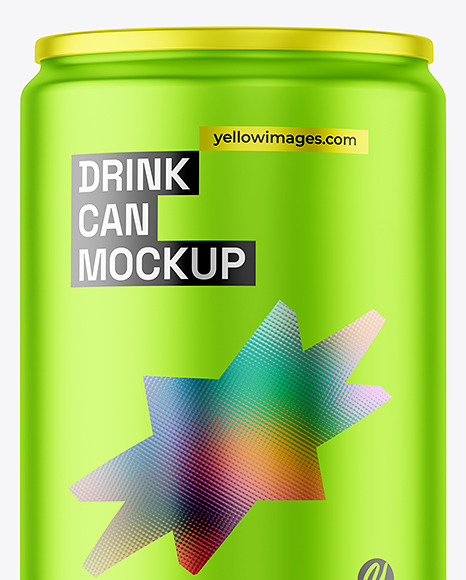 160ml Aluminium Drink Can Mockup