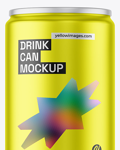 160ml Aluminium Drink Can Mockup