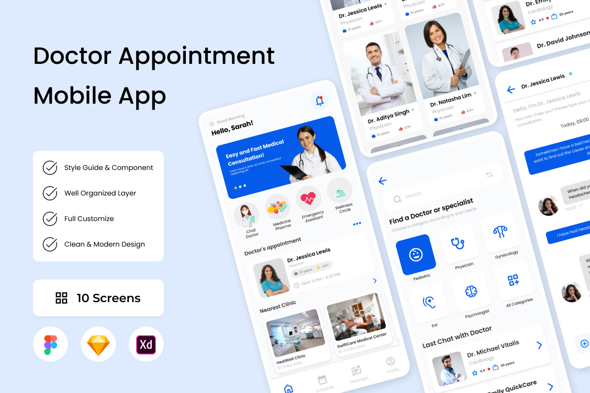 Health - Doctor Appointment Mobile App