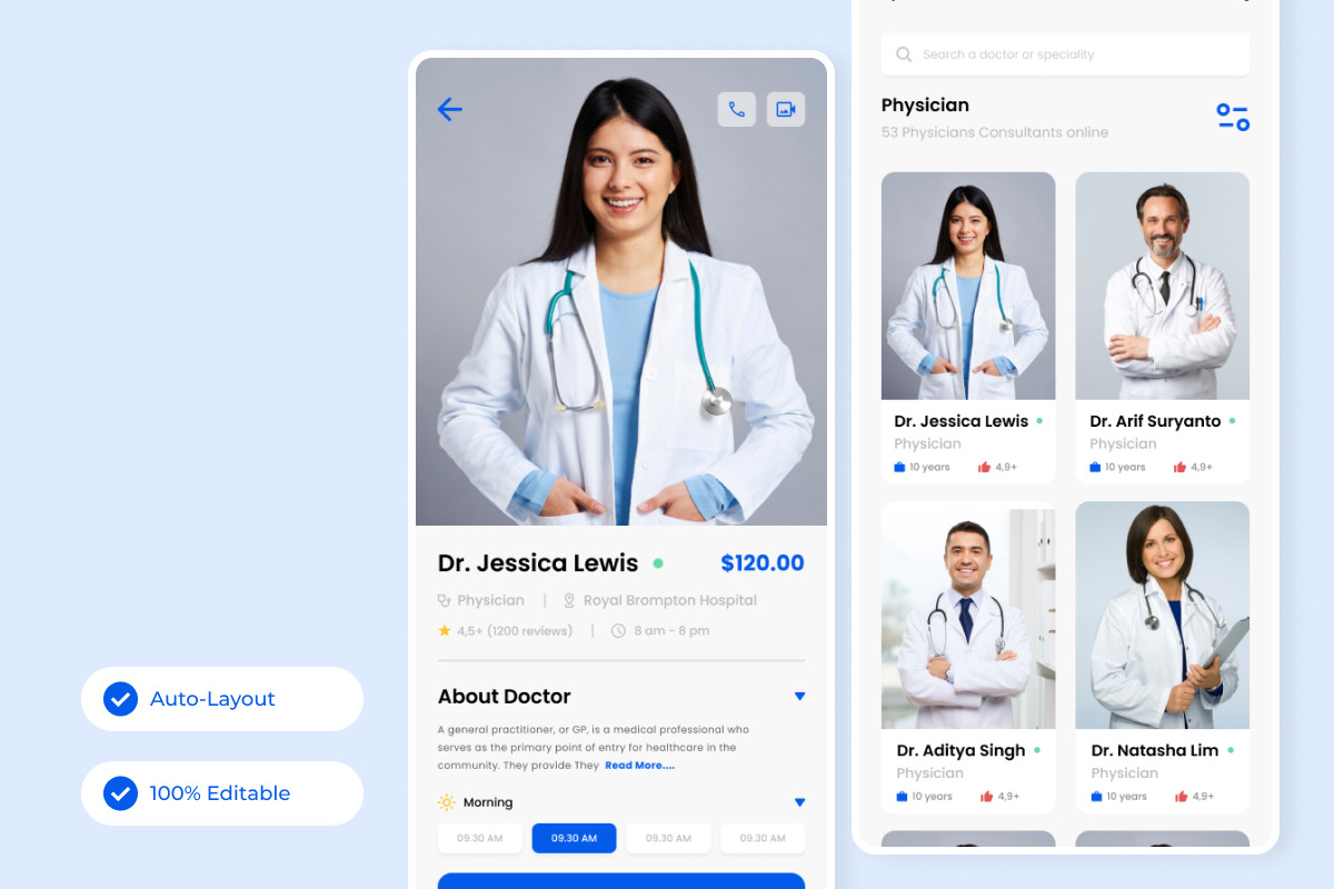 Health - Doctor Appointment Mobile App