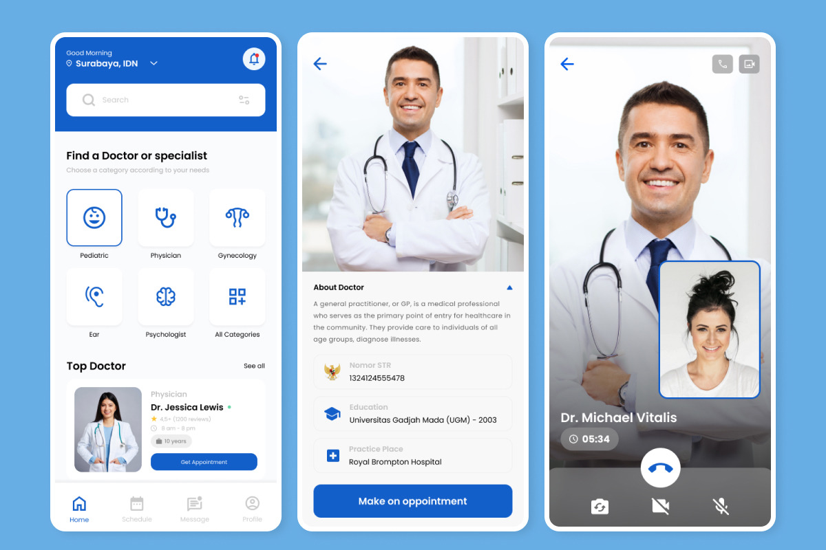 ConsultaDoc - Doctor Appointment Mobile App ConsultaDoc - Doctor Appointment Mobile App