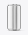 160ml Metallic Drink Can Mockup