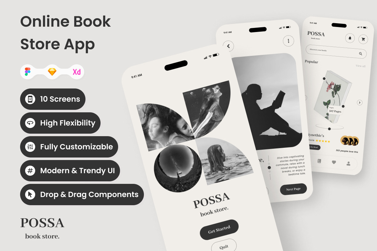 Possa - Online Book Store Mobile App Possa - Online Book Store Mobile App