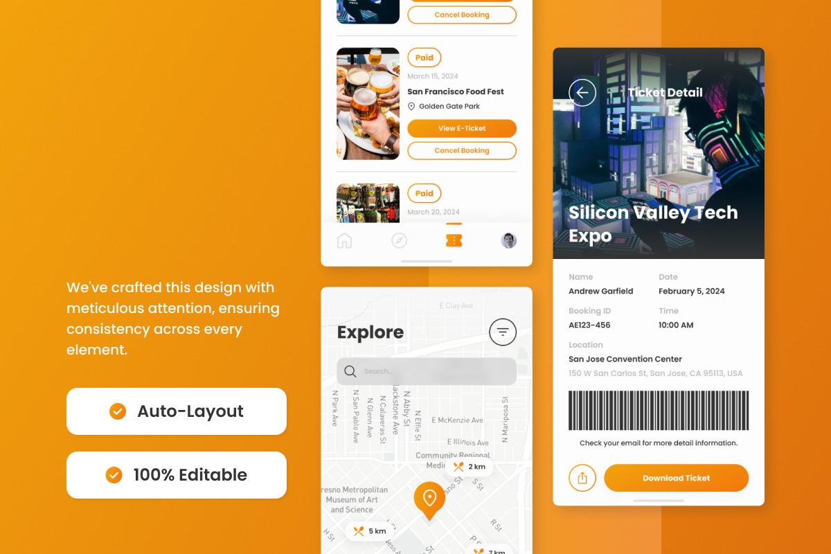 Evenest - Event Booking Mobile App Evenest - Event Booking Mobile App