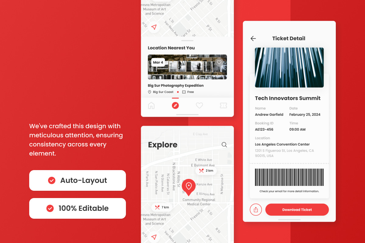 Evolvea - Event Booking Mobile App Evolvea - Event Booking Mobile App