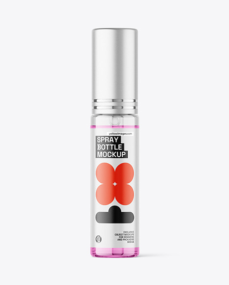 Clear Spray Bottle Mockup Clear Spray Bottle Mockup