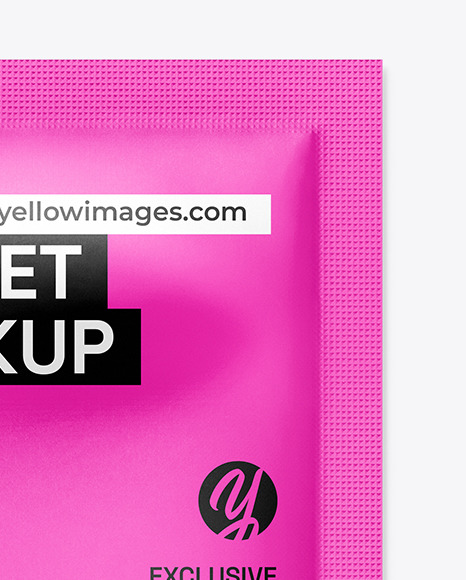 Matte Sachet Mockup