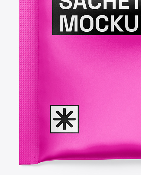 Matte Sachet Mockup