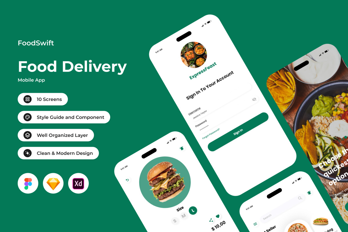 FoodSwift - Food Delivery Mobile App FoodSwift - Food Delivery Mobile App