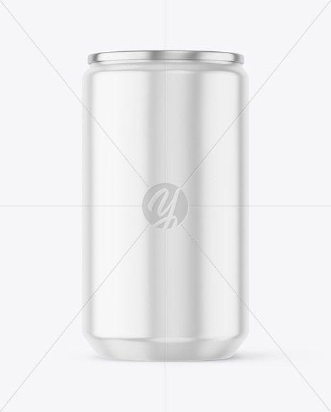 160ml Glossy Drink Can Mockup