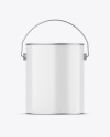 Glossy Paint Bucket Mockup