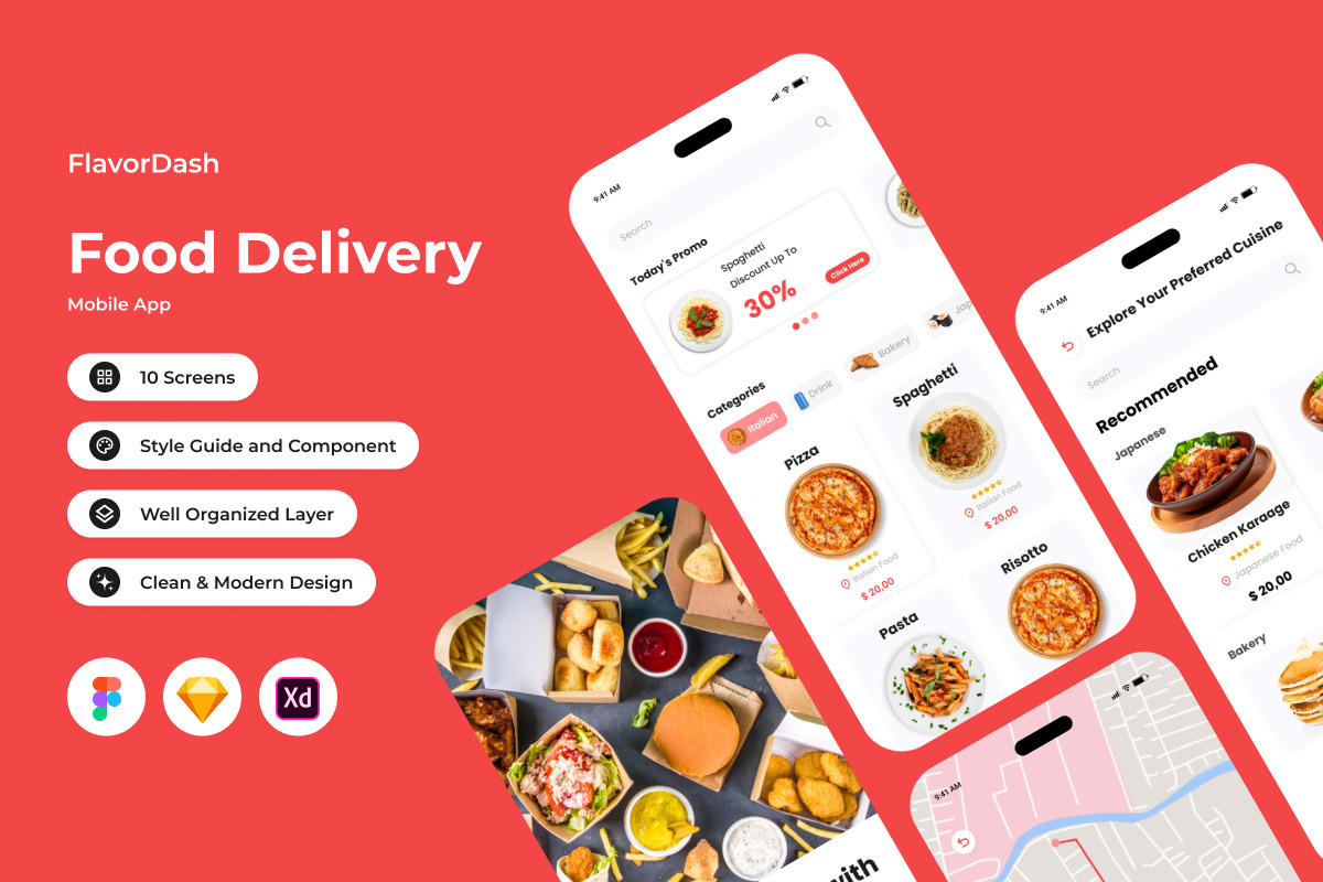 FlavorDash - Food Delivery Mobile App