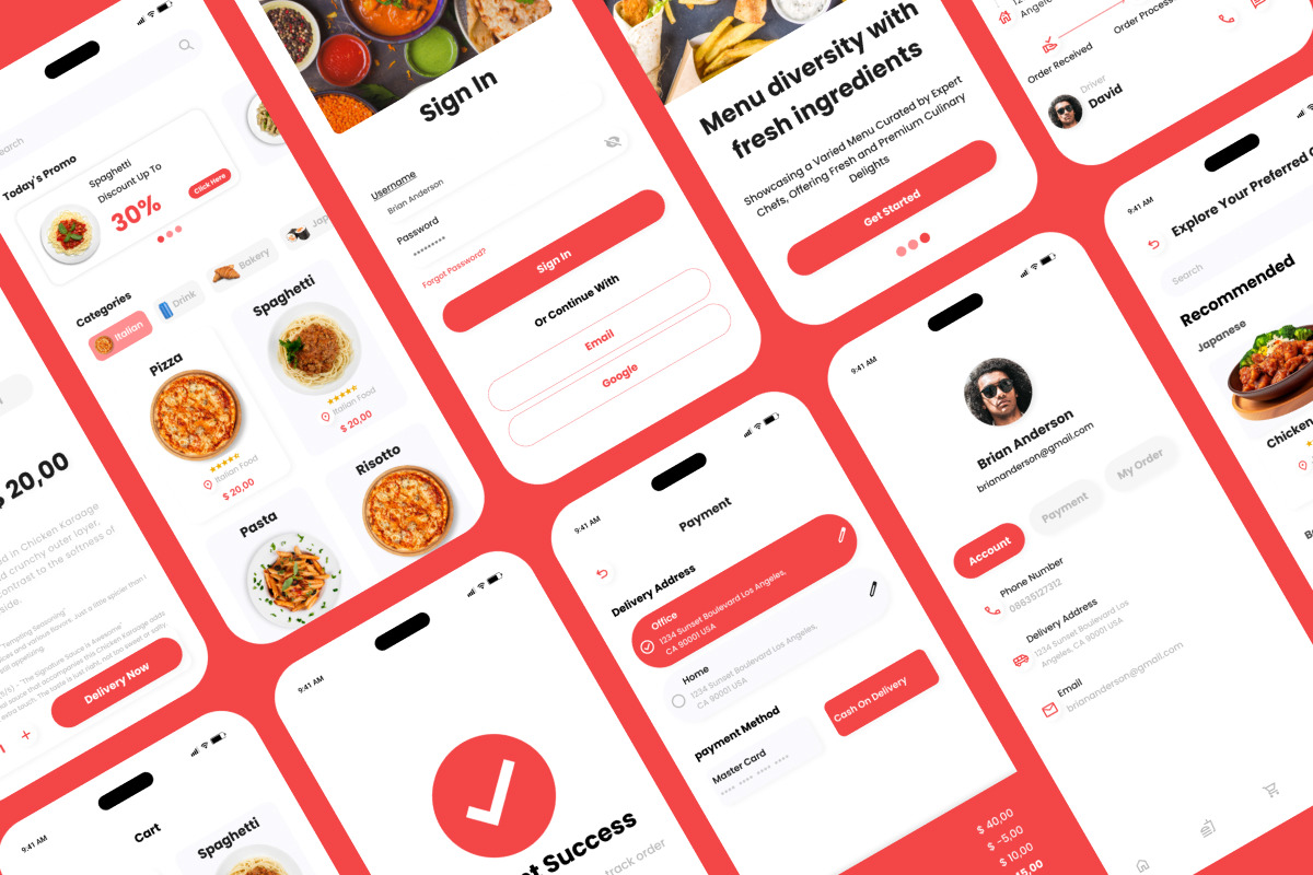 FlavorDash - Food Delivery Mobile App