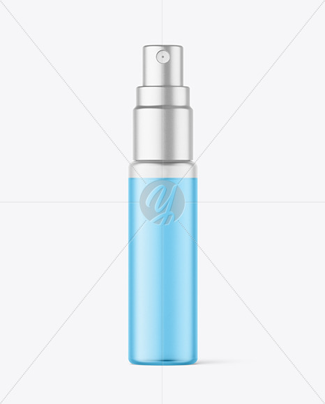 Frosted Spray Bottle Mockup