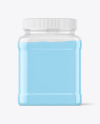 Matte Plastic Powder Jar Mockup