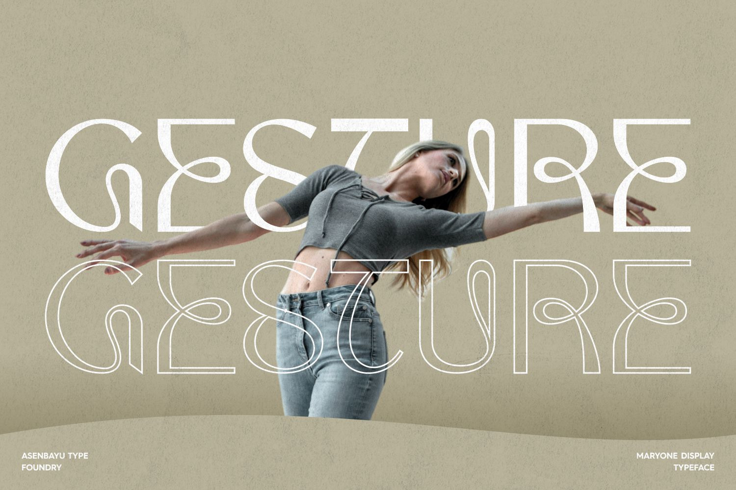 Maryone - Unique Meander Typeface Maryone - Unique Meander Typeface