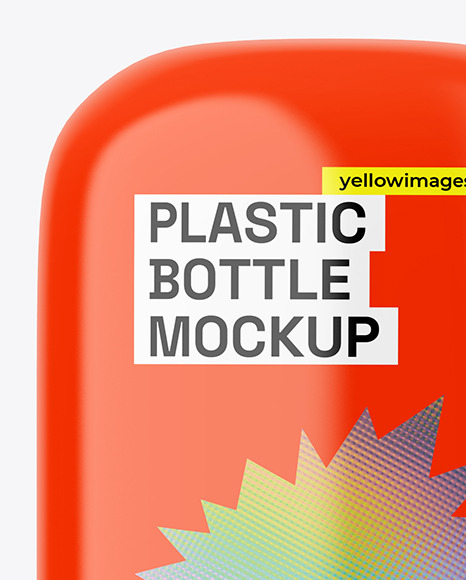 Glossy Cosmetic Bottle Mockup