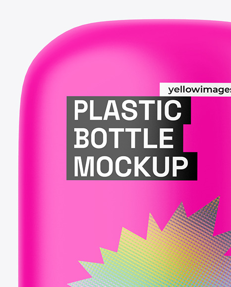 Matte Cosmetic Bottle Mockup