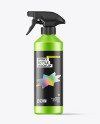 Metallic Trigger Spray Bottle Mockup