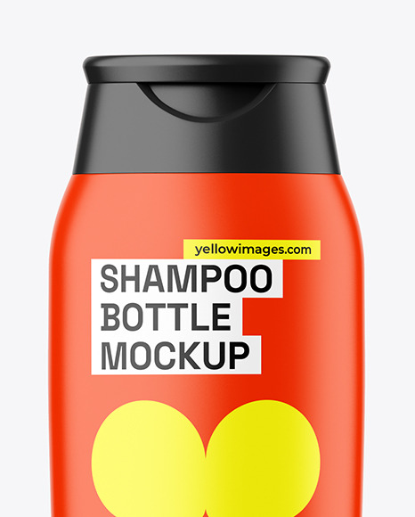 Matte Shampoo Bottle Mockup