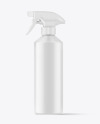 Matte Trigger Spray Bottle Mockup