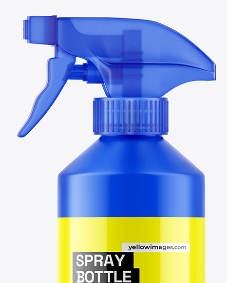 Matte Trigger Spray Bottle Mockup - Free Download Images High Quality