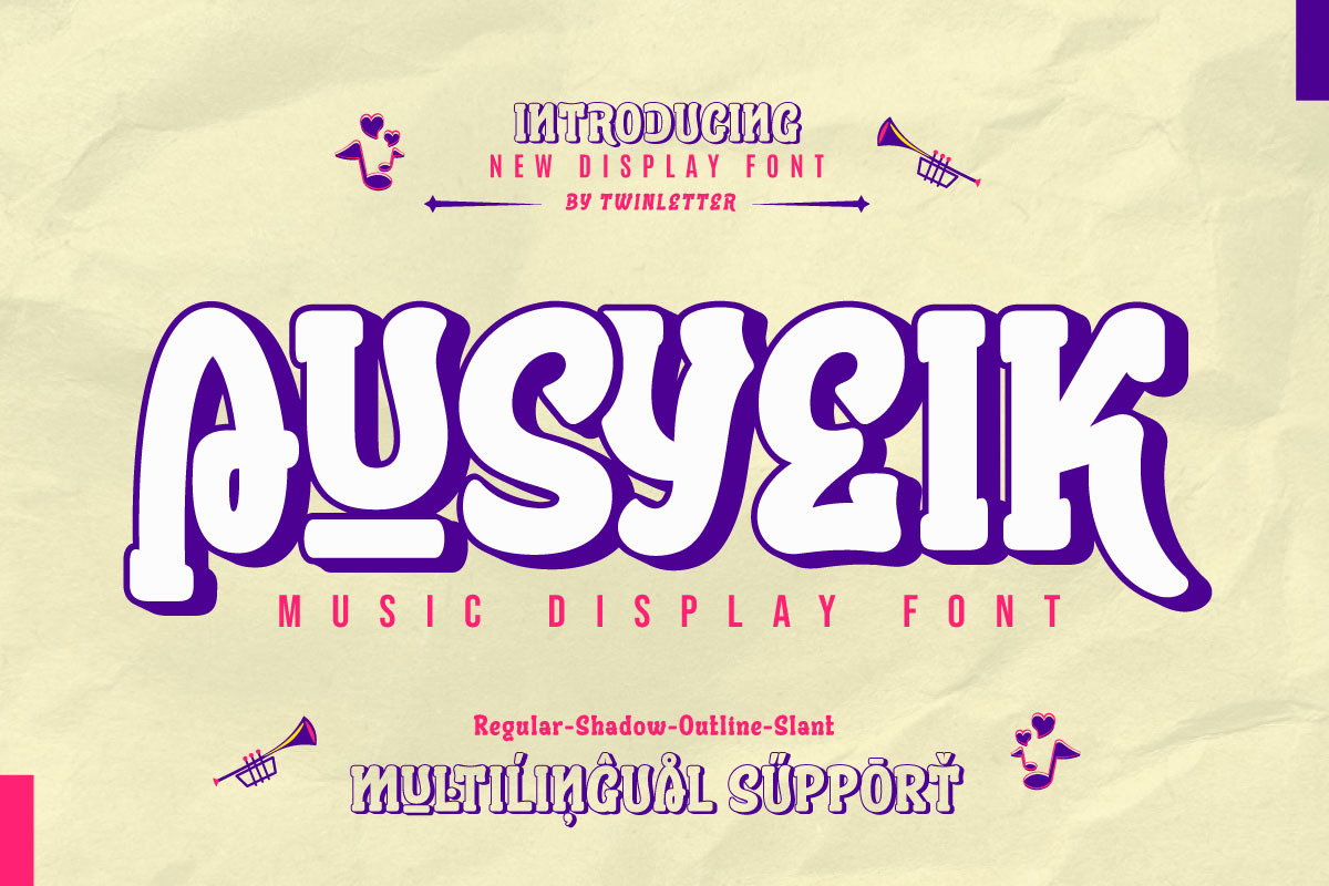 Ausyeik - Display Font Ausyeik - Display Font