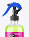 Clear Trigger Spray Bottle Mockup