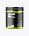 Metallic Protein Jar Mockup