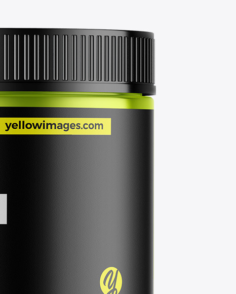 Metallic Protein Jar Mockup