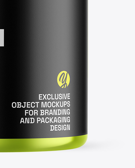 Metallic Protein Jar Mockup