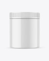 Glossy Protein Jar Mockup