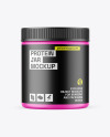 Matte Protein Jar Mockup