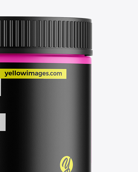 Matte Protein Jar Mockup