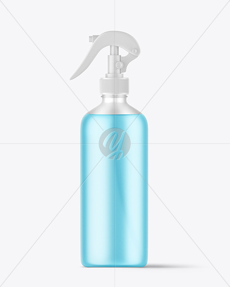 Frosted Trigger Spray Bottle Mockup Frosted Trigger Spray Bottle Mockup